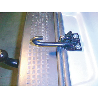Heckklappenaussteller Air-Lock Metall schwarz für die Heckklappe für VW T4 1990 - 2003